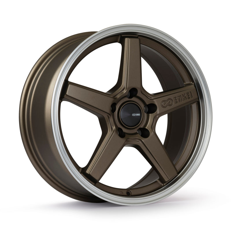 Enkei Quasar 19x8in / 5x114.3 BP / 45mm Offset / 72.6mm Bore - Matte Bronze Wheel