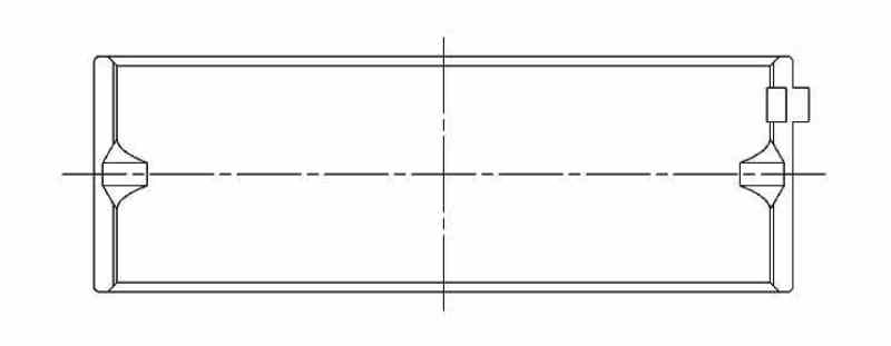 Juego de cojinetes principales de alto rendimiento y gran tamaño de 0,25 mm para ACL Mitsubishi 4G63/4G64 EVO V-IX de 7 pernos