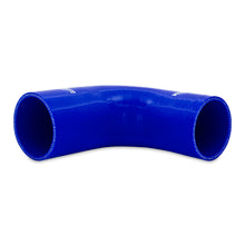 Cargar imagen en el visor de la galería, Mishimoto Silicone Reducer Coupler 90 Degree 2.75in to 3in - Blue