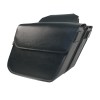 Willie & Max Universal Raptor Large Slant Saddlebags (16 in L x 11 W x 6.5 in H) - Black (58803-00)
