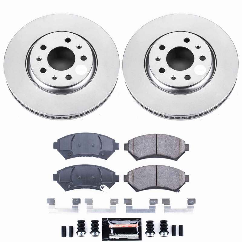 Power Stop 03-04 Cadillac Seville Front Z23 Coated Brake Kit