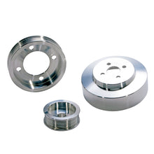 Cargar imagen en el visor de la galería, BBK 94-95 Mustang 5.0 Underdrive Pulley Kit - Lightweight CNC Billet Aluminum (3pc)