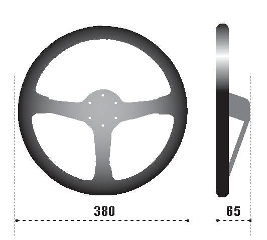 Sparco Strwhl 368 Suede Black