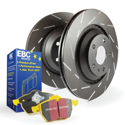 EBC S9 Yellowstuff Pad & USR Slotted Rotor Kit — Fits 2019-2023 Chevy Silverado 1500 / GMC Sierra 1500