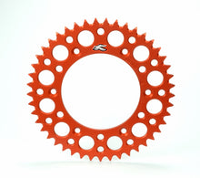 Cargar imagen en el visor de la galería, Renthal 98-02 KTM 65 SX Rear Grooved Sprocket- Orange 420-46P Teeth