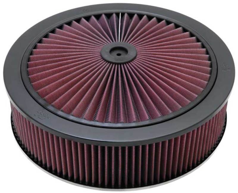 K&N X-Stream Black Air Filter Assembly - 14in OD, 5.125in Neck, 5.875in Height — Universal Fit