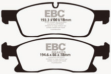 Cargar imagen en el visor de la galería, EBC 11+ Dodge Durango 3.6 Extra Duty Front Brake Pads