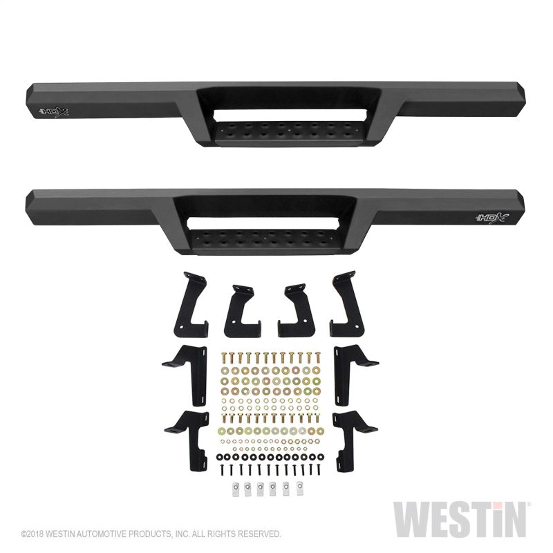 Westin HDX Drop Nerf Step Bars - Textured Black — Fits 18-24 Jeep Wrangler JL 2DR