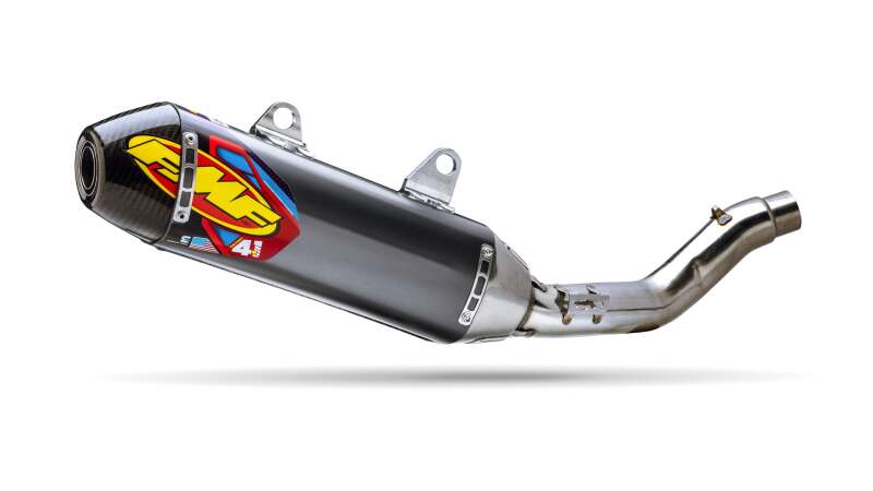 FMF Racing 2025 Triumph TF 450-RC Alum. Factory 4.1 RCT Slip-On Muffler w/ Carbon Cap