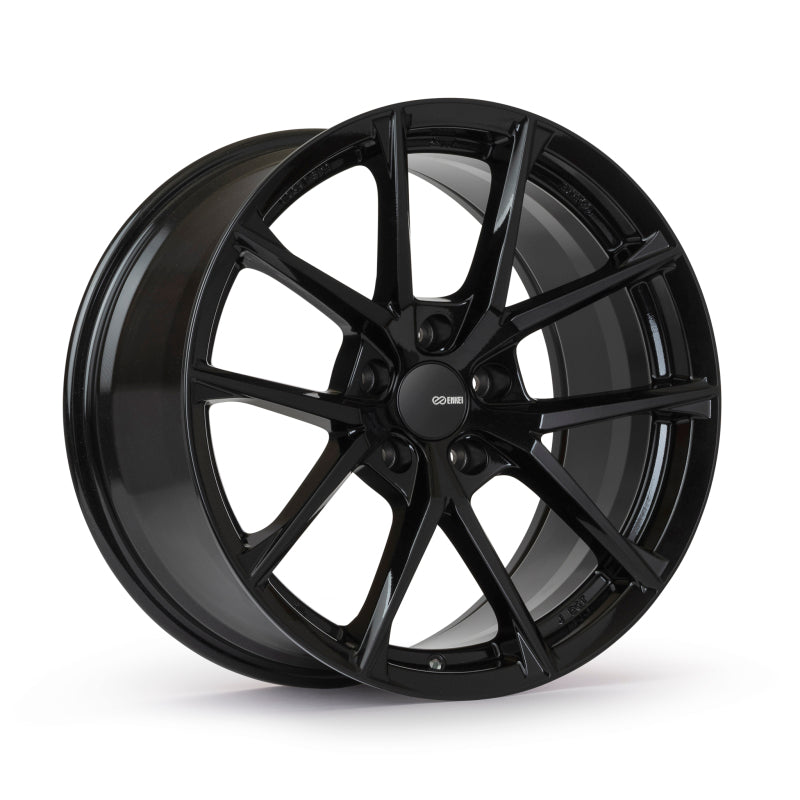 Enkei Helix 18x8.5in / 5x120 BP / 38mm Offset / 72.6mm Bore - Gloss Black Wheel
