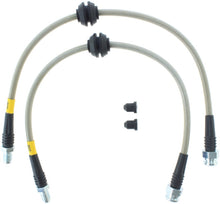 Cargar imagen en el visor de la galería, StopTech 2013-2014 Ford Focus ST Stainless Steel Rear Brake Lines