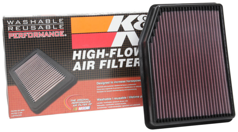 K&N 33-5083 Replacement Air Filter — Fits 2019-2024 Cadillac Escalade, 2019-2022 Chevrolet Silverado 1500