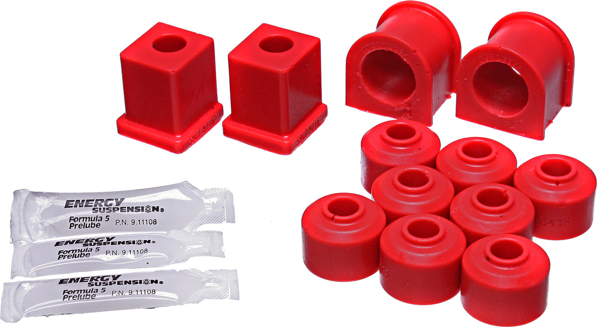 Energy SUSP. Sway BAR Bush KIT Front/Rear RED POL (70.7002R)