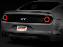 Cargar imagen en el visor de la galería, Raxiom 15-22 Ford Mustang Halo LED Tail Lights - Gloss Black Housing (Smoked Lens)