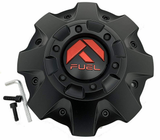 FUEL CAP 5X150 MATTE BLACK RED TINT