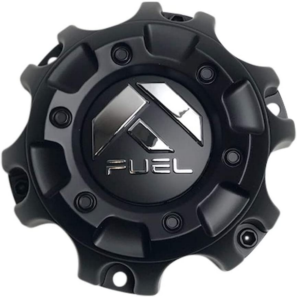 FUEL MATTE BLACK 6 LUG CAP-SHORT (1.35")