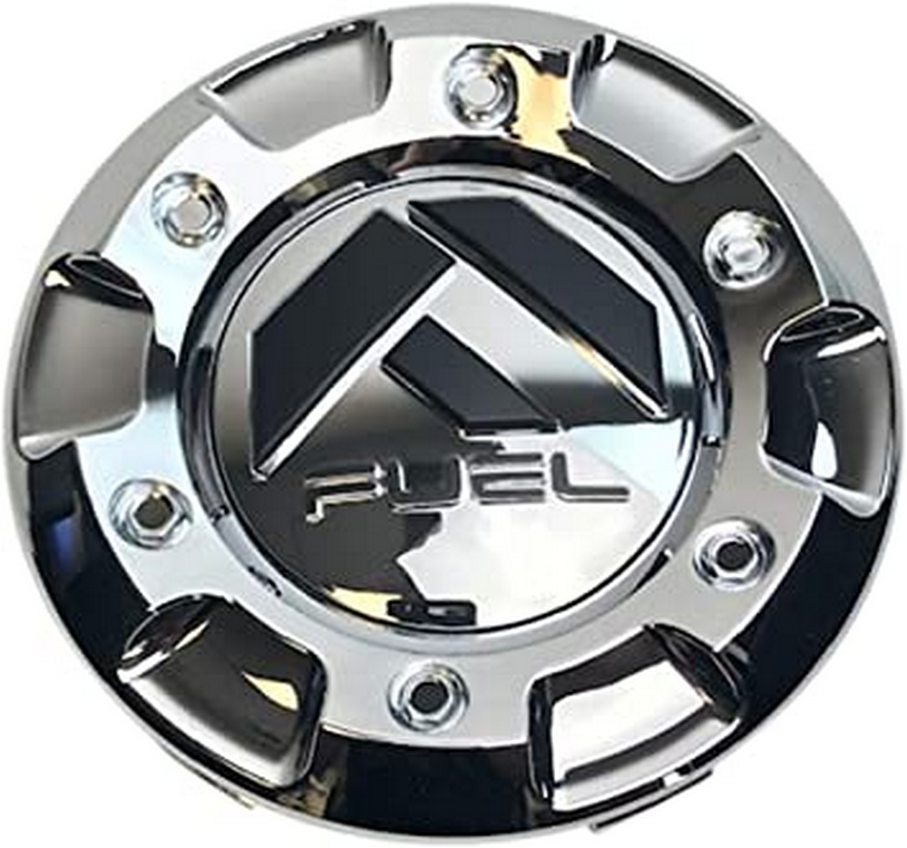 FUEL CHROME 6 LUG CAP-SHORT (1.35")