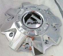 Load image into Gallery viewer, FUEL 5/6 LUG CHROME CAP (FLAT BOTTOM)