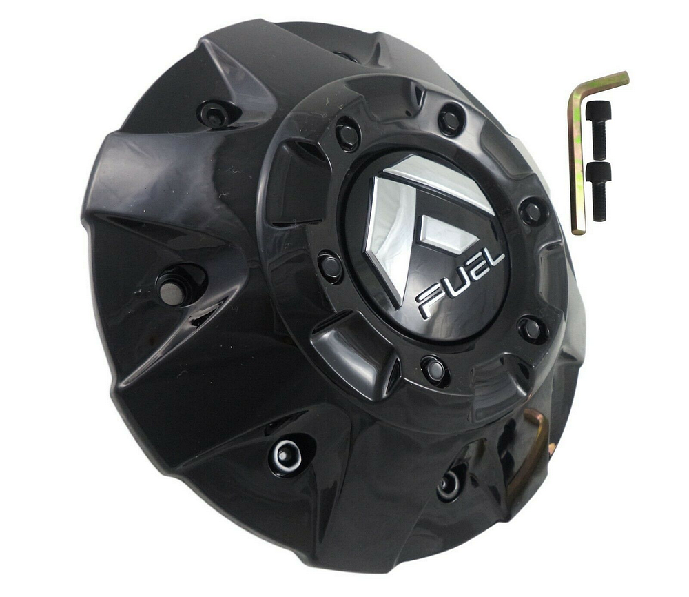 FUEL FLAT BTM GL-BLK CAP BLK RIVETS 5/6L