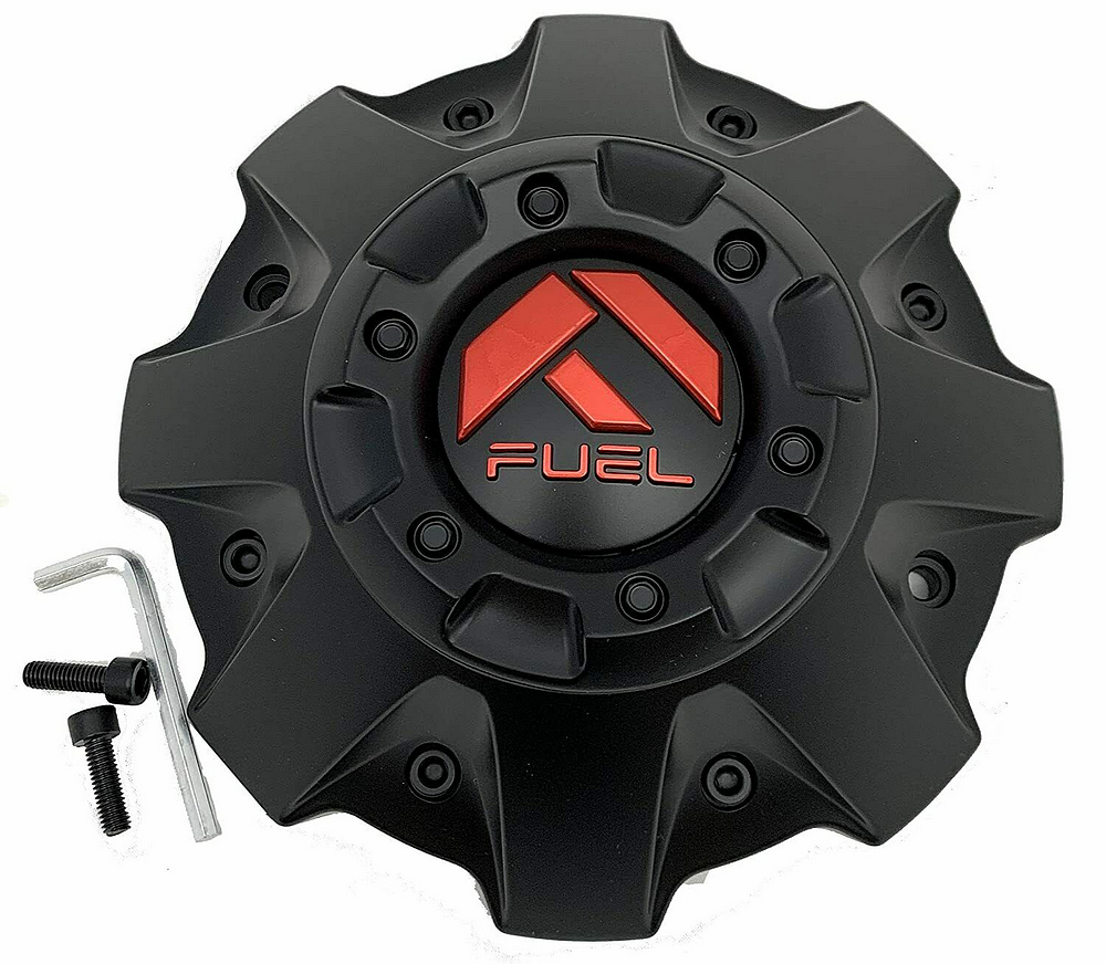 FUEL BLACK 18 CODE CAP - SHORT RED LOGO