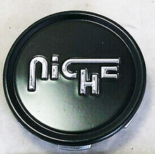 Load image into Gallery viewer, NICHE 2.70&quot; FLAT CAP-FLT BLK SILVER LOGO