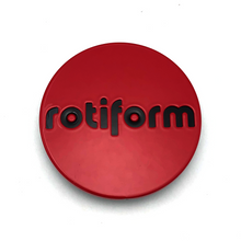 Load image into Gallery viewer, ROTIFORM 2.36&quot;SNAP IN CAP-RED W/BLK LOGO