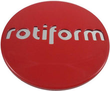 Load image into Gallery viewer, ROTIFORM 2.36&quot;SNAPIN CAP-RED W/CHR LOGO