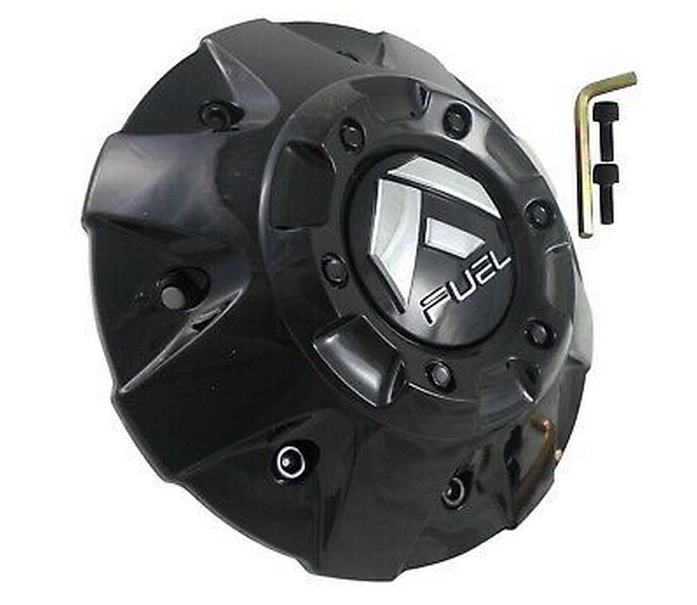 FUEL AVENGER CAP-GL-BLK 8LCAP(1.75"TALL)