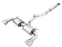 Cargar imagen en el visor de la galería, AWE Subaru BRZ/ Toyota GR86/ Toyota 86 Touring Edition Cat-Back Exhaust- Chrome Silver Tips