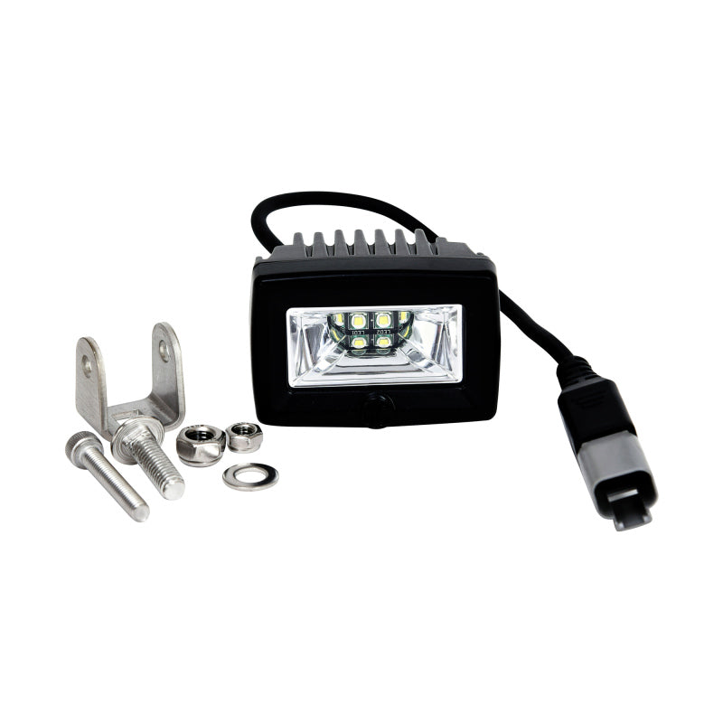KC HiLiTES C-Series C2 LED 2in Backup Area Flood Light 20W (Pair Pack) - Black