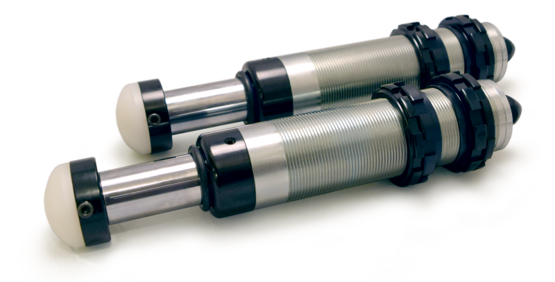 DV8 Offroad Hydraulic Bump Stop Pair — 2.0 x 2.5in Stroke for Jeep JK