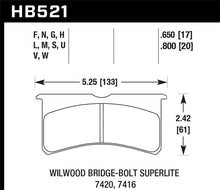 Cargar imagen en el visor de la galería, Hawk Wilwood BB SL 7421 HPS 5.0 Brake Pads