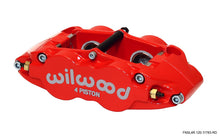 Cargar imagen en el visor de la galería, Wilwood Caliper-Narrow Superlite 4R - Red 1.25/1.25in Pistons 1.10in Disc