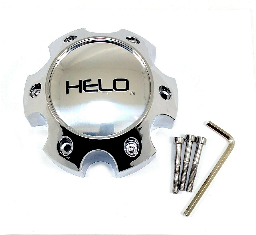 HELO CAP CHROME 6X135