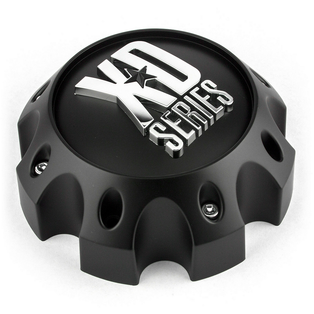 XDS CAP MATTE BLACK 6X135 W/ BLK SCREWS