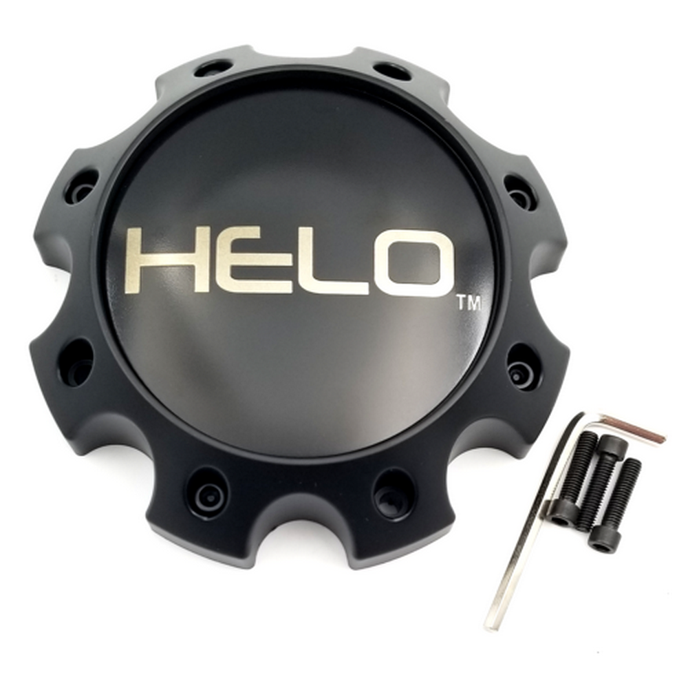 HELO CAP 8 LUG H42 - SATIN BLACK DTCC