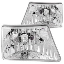 Cargar imagen en el visor de la galería, Faros delanteros de cristal cromados para Ford Ranger ANZO 1998-2000