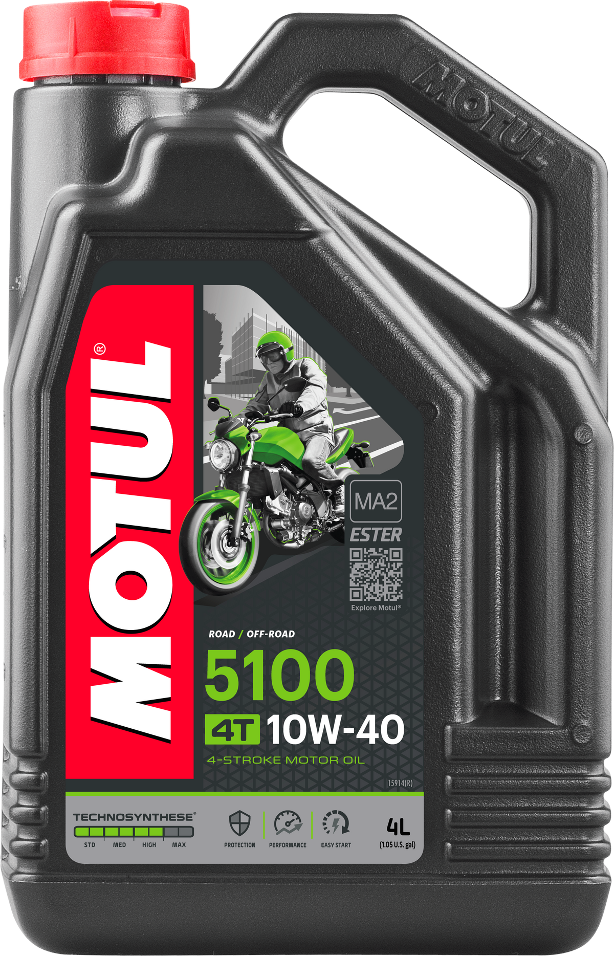 Motul 5100 Ester/SYN Engine OIL 10W40 4L 4/Case (104068)