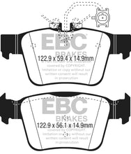 Cargar imagen en el visor de la galería, EBC 2017+ Alfa Romeo Giulia 2.0T Yellowstuff Rear Brake Pads