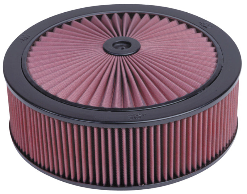 K&N X-Stream Air Filter Assembly - 5-1/8in Neck, 14in OD, 4.75in H, 1.25in Drop Base — Universal Fit