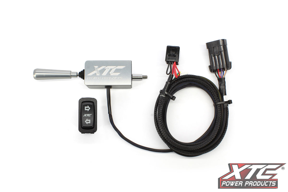 XTC Power Products Auto Turn Signal KIT w/ Billet Lever and Front DRL Lights POL (ATS-L-POL-RCBU-DRL)