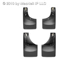 MudFlap No-Drill DigitalFit® MudFlap Kit; Black;