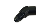 45 Degree Male AN to Female NPT Adapter, AN Size: -3; NPT Size: 1/8