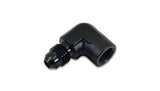 90 Degree Male AN to Female NPT Adapter, AN Size: -3; NPT Size: 1/8