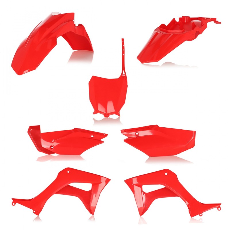 Acerbis 19+ Honda CRF110F Full Plastic Kit - Red