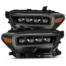 Cargar imagen en el visor de la galería, AlphaRex 16-20 Toyota Tacoma NOVA LED Projector Headlight Plank Style Alpha Black w/Activation Light