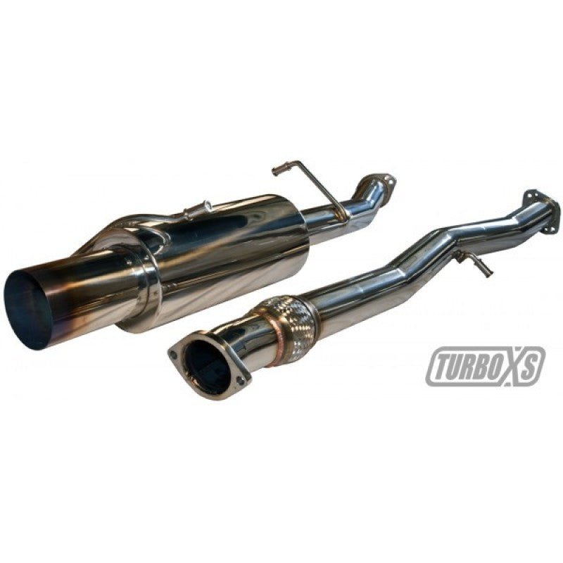 Turbo XS 02-07 WRX-STi Catback Exhaust Blued Tips