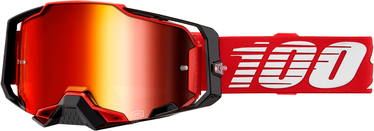 100-Percent Armega Goggle RED Mirror RED Lens (50005-00033)