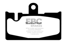 Cargar imagen en el visor de la galería, EBC 01-06 Lexus LS430 4.3 Yellowstuff Rear Brake Pads