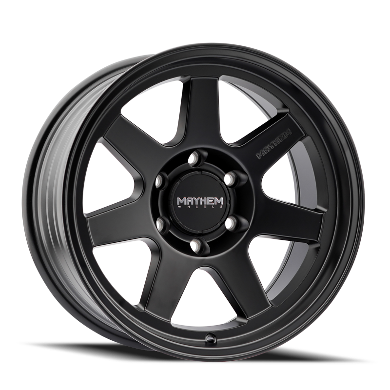 Mayhem 8307 Convoy 17x9 / 5x127 BP / -6mm Offset / 78.1mm Hub Satin Black Wheel